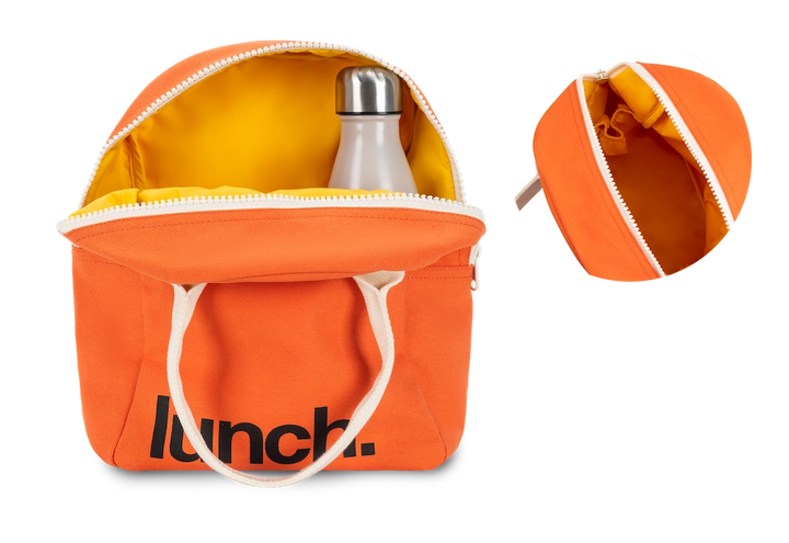 Zipper Lunch Bag - Poppy 'Lunch'