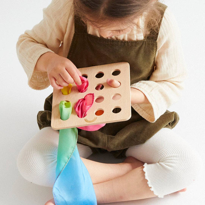 Mini Weaving Board w/ Silk