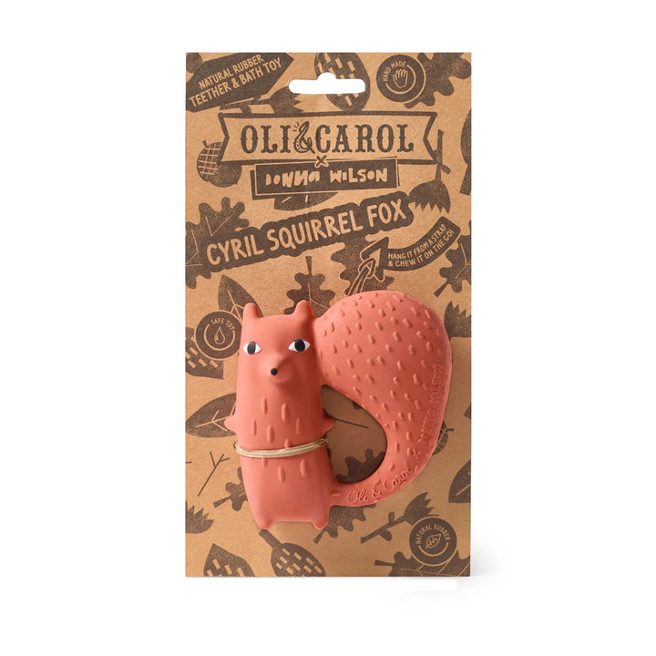 Cyril Squirrel Fox Teether