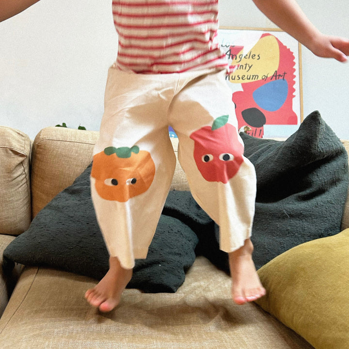 Persimmon and Apple Knees Pants