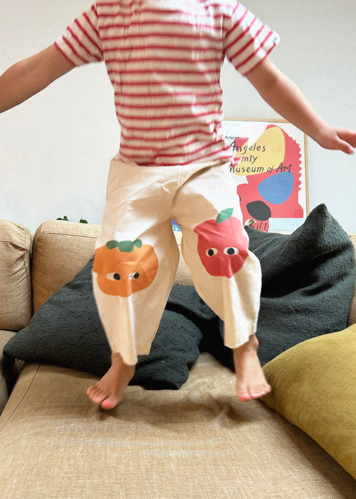 Persimmon and Apple Knees Pants